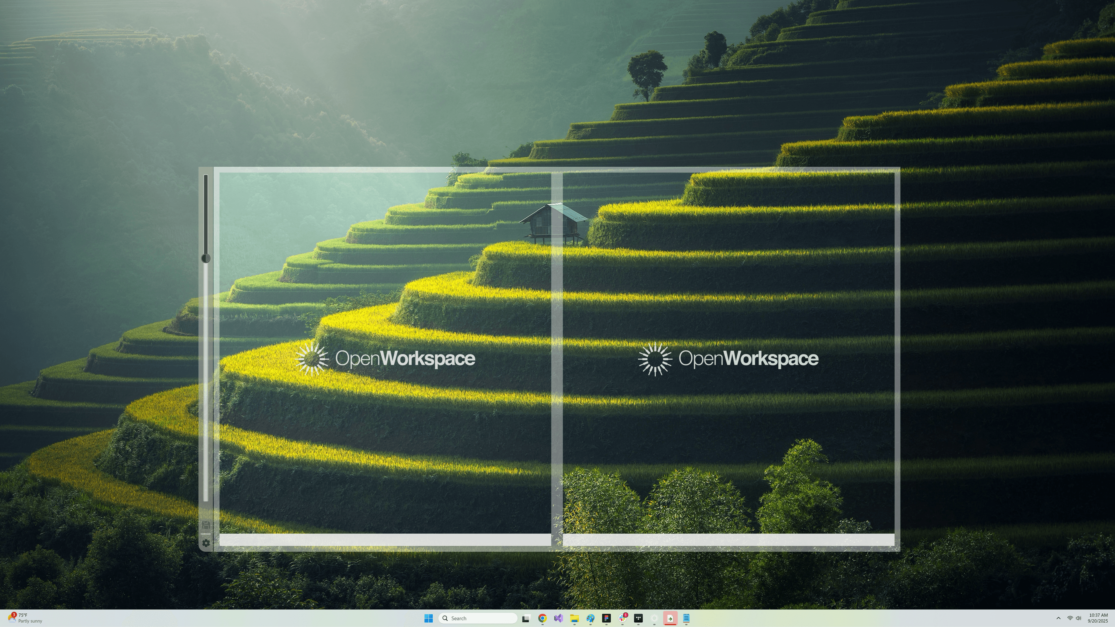 Focused Desktop Panels