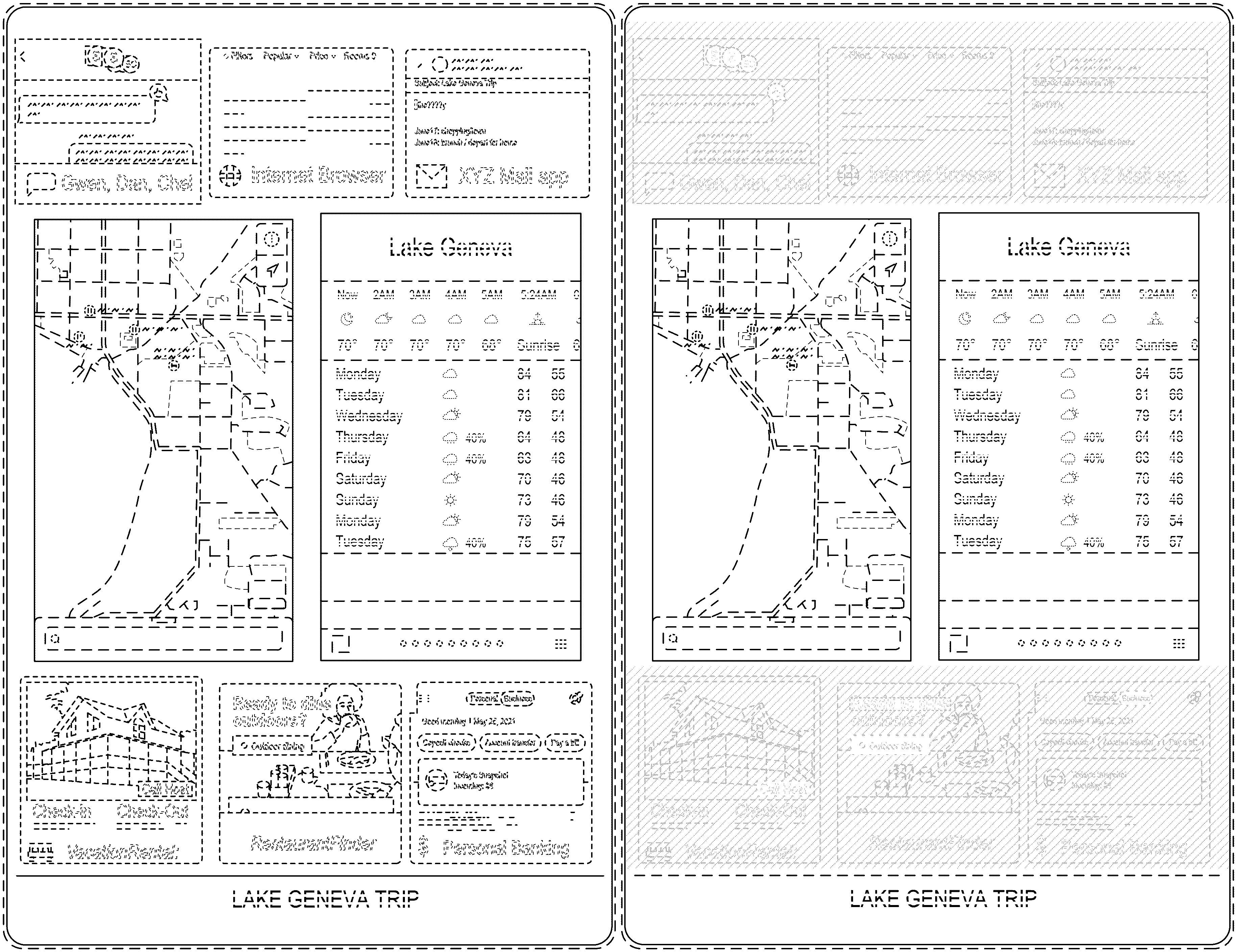 Display Screen or Portion Thereof with Transitional Graphical User Interface